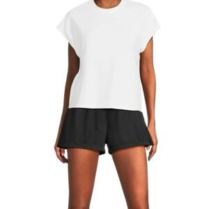 Avia White Boxy Muscle Tee Relaxed Fit size XXXL (22)